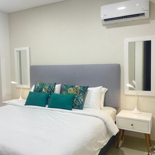 Habitación principal del apartamento turístico en Santa Marta en Samaria Club de Playa